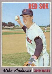 1970 Topps Baseball Cards      406     Mike Andrews